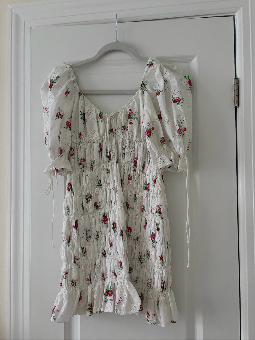For Love & Lemons Tarte Eyelet Mini Dress
